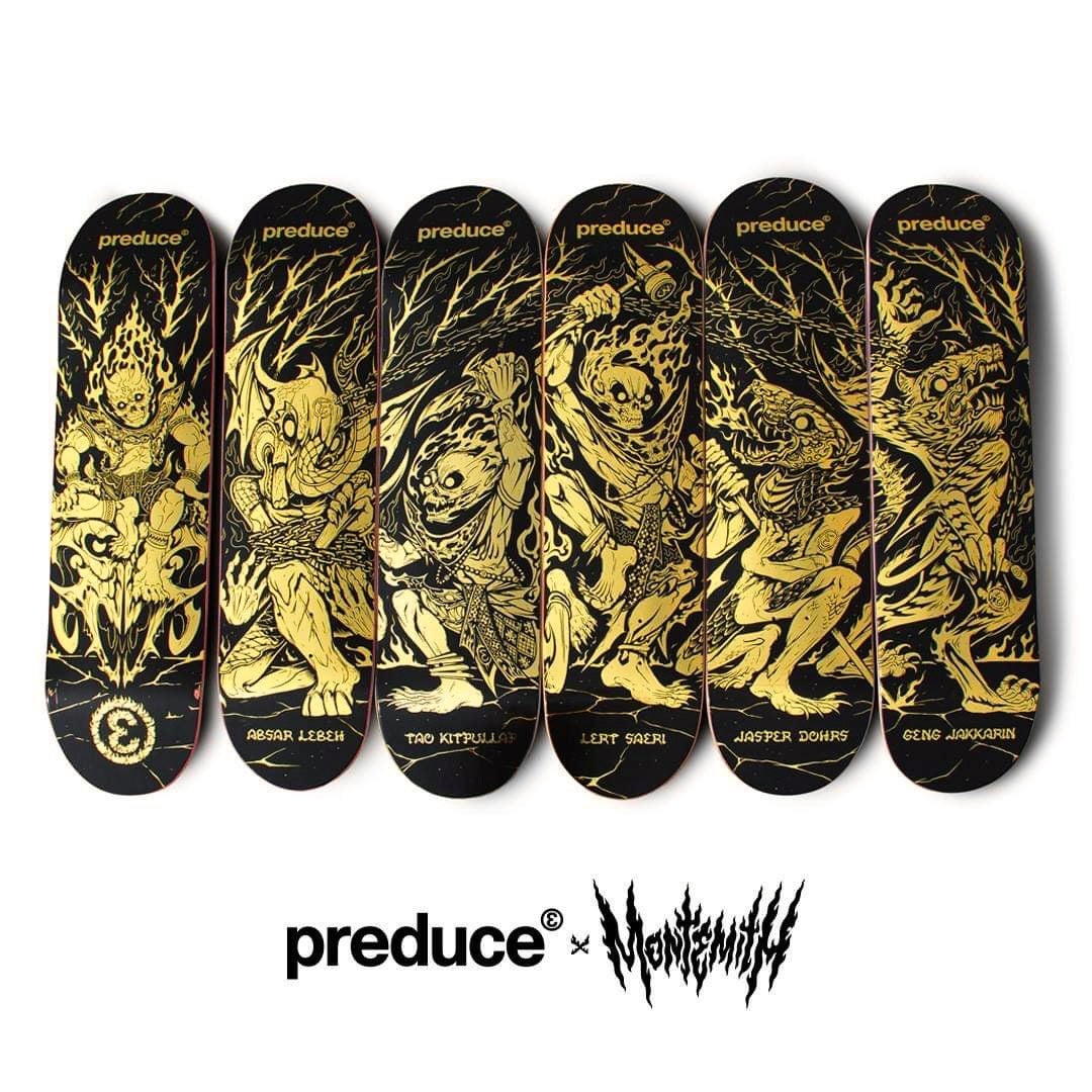 Preduce Skateboards - Montemith Team Board 8.5