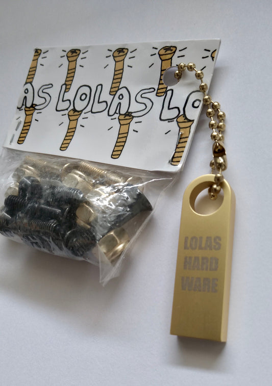 Lola's Hardware - No Time to Hate Video (USB + 7/8" Phillips bolts pack)
